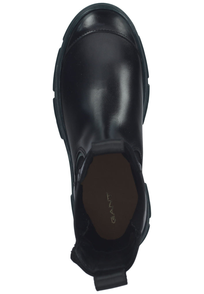GANT Stiefelette Leder Schwarz/Grün