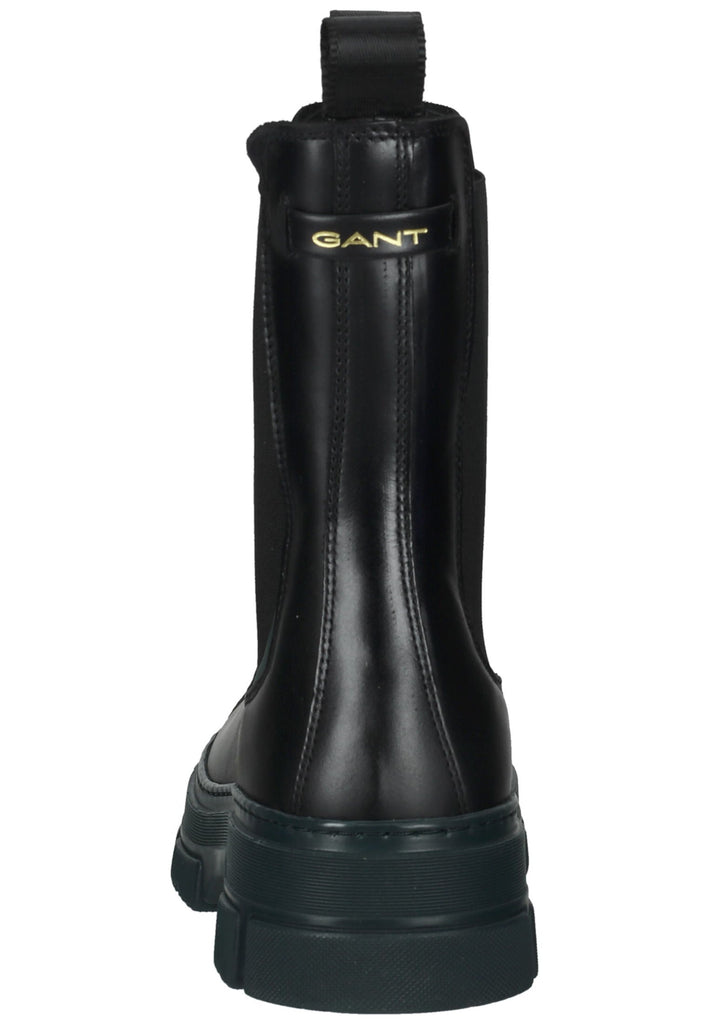 GANT Stiefelette Leder Schwarz/Grün