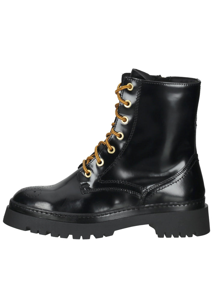GANT Stiefelette Leder Schwarz Lack