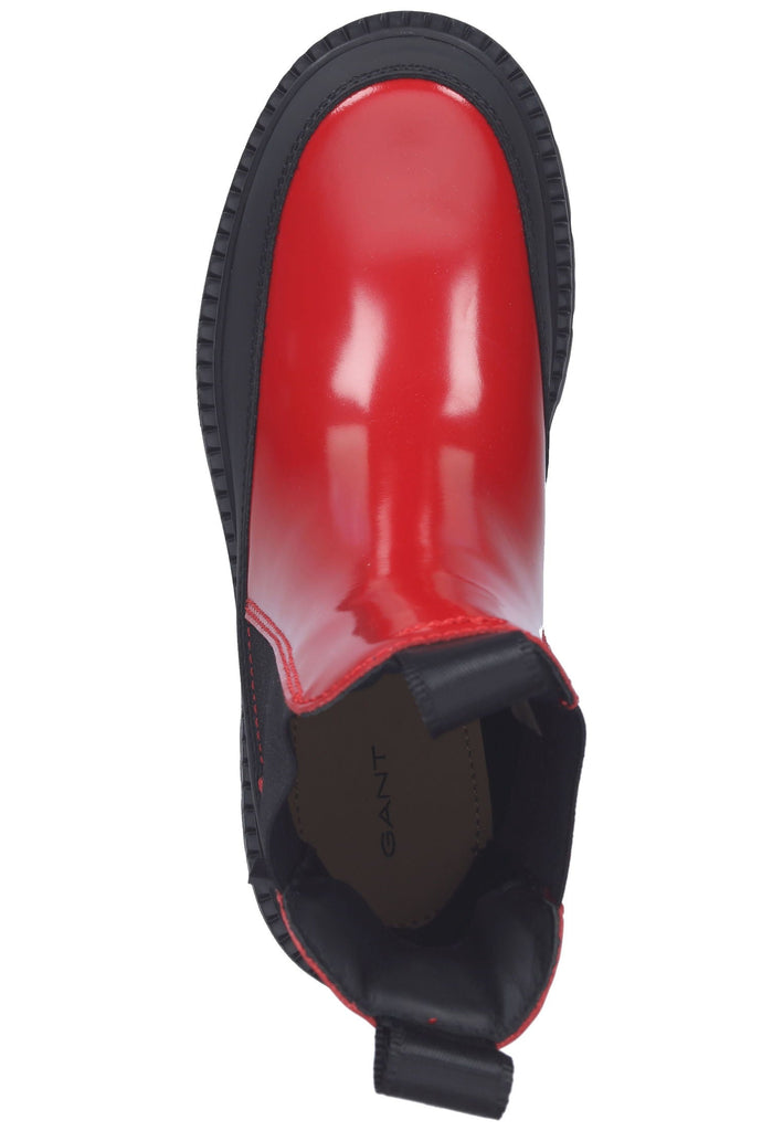 GANT Stiefelette Leder Schwarz/Rot