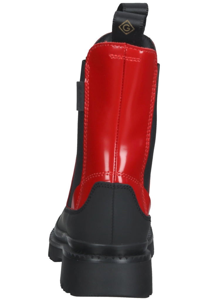 GANT Stiefelette Leder Schwarz/Rot