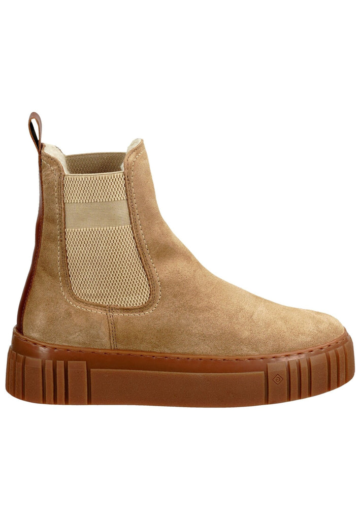 GANT Stiefelette Leder/Textil Beige
