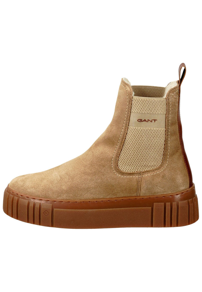 GANT Stiefelette Leder/Textil Beige