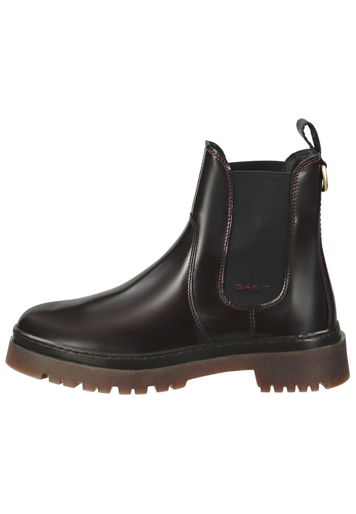 GANT Stiefelette Leder/Textil Bordeaux