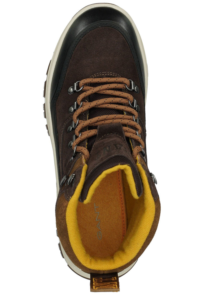 GANT Stiefelette Leder/Textil Coffee Warmfutter