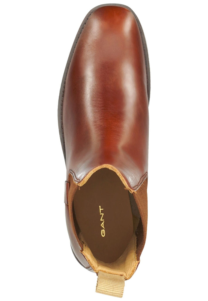 GANT Stiefelette Leder/Textil Cognac