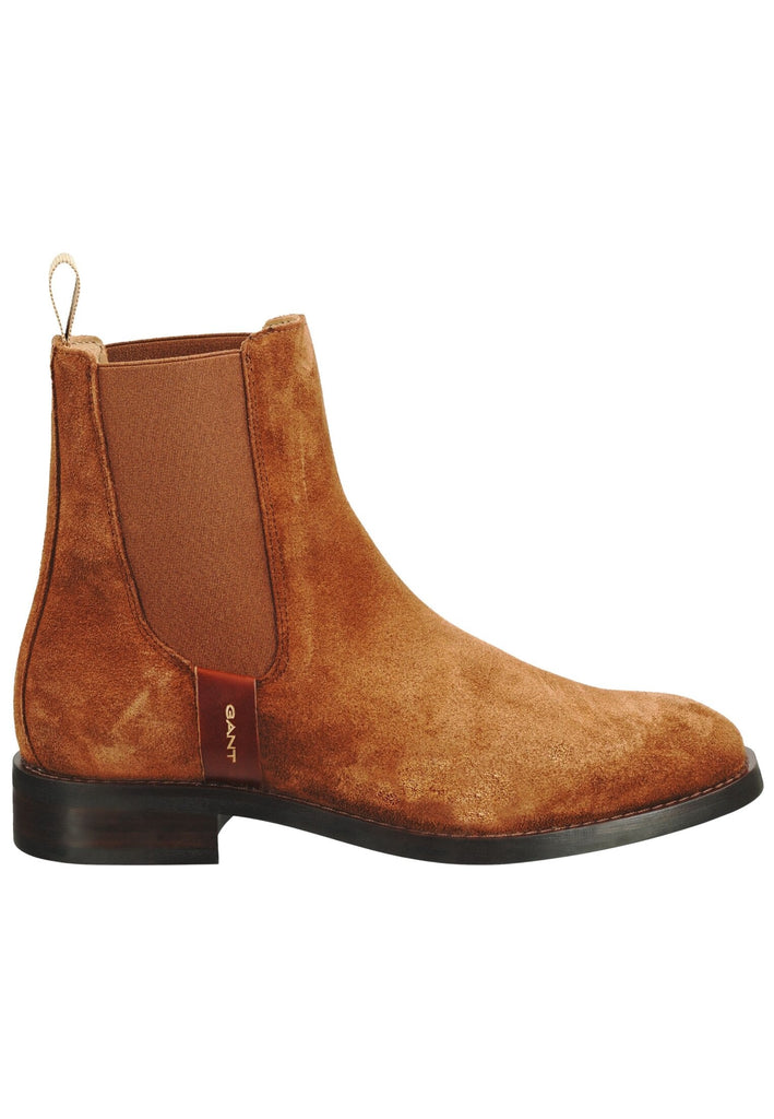 GANT Stiefelette Leder/Textil Cognac