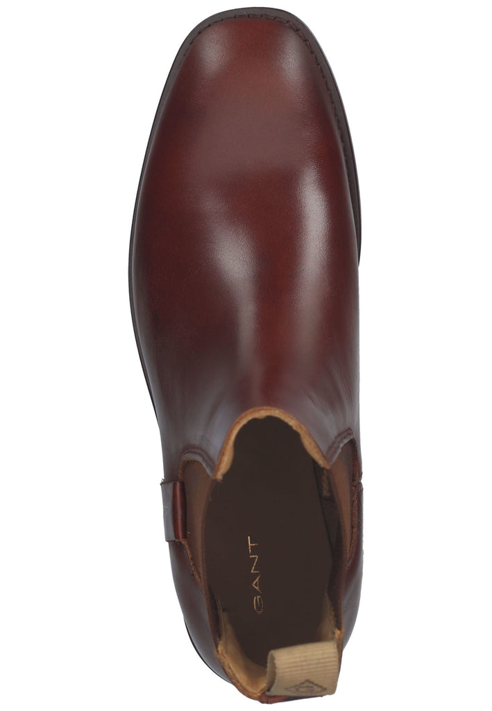 GANT Stiefelette Leder/Textil Cognac