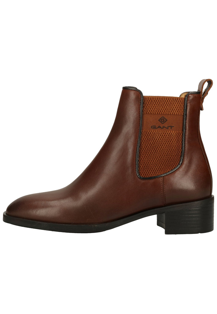 GANT Stiefelette Leder/Textil Cognac