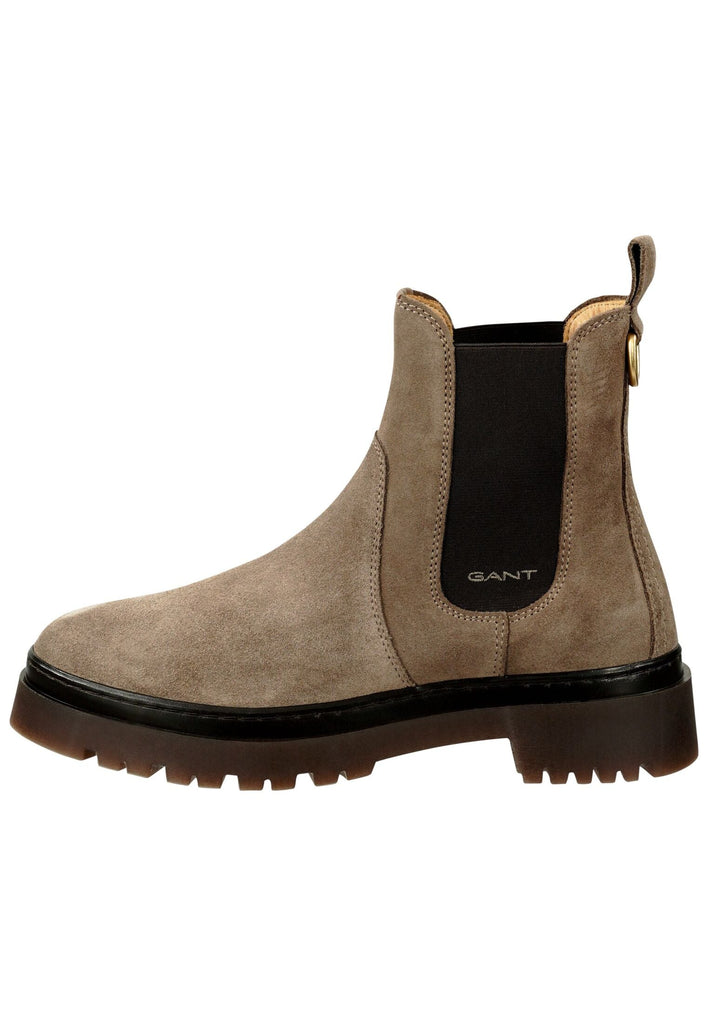 GANT Stiefelette Leder/Textil Dunkelbraun