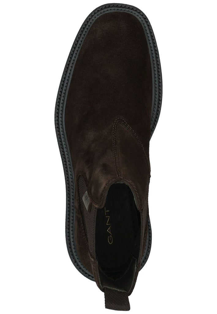 GANT Stiefelette Leder/Textil Dunkelbraun