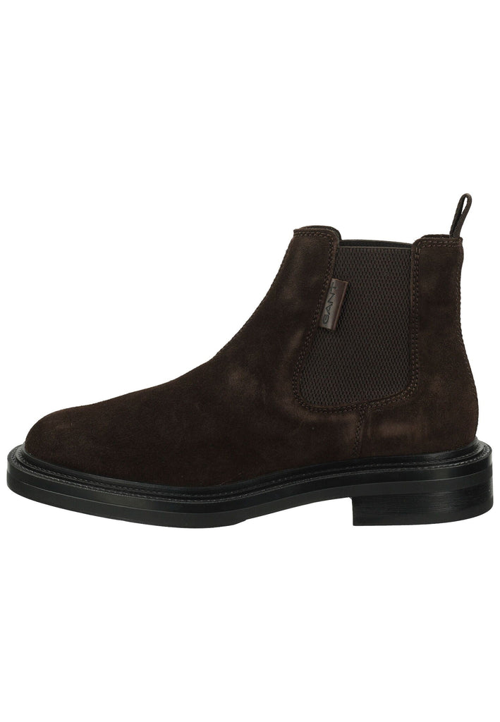 GANT Stiefelette Leder/Textil Dunkelbraun
