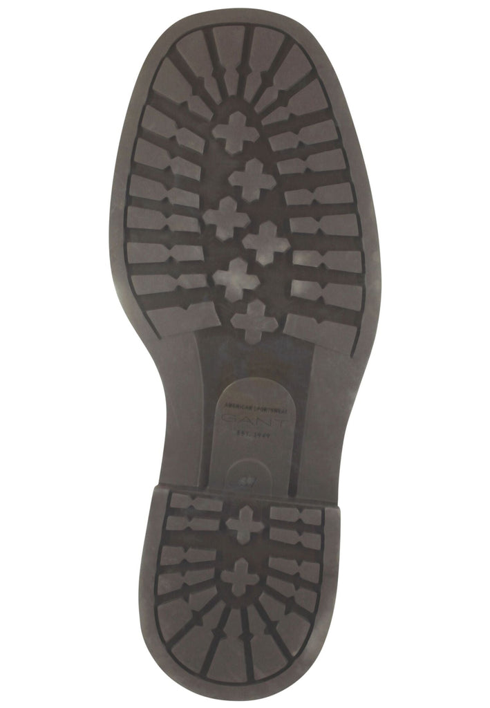 GANT Stiefelette Leder/Textil Dunkelbraun