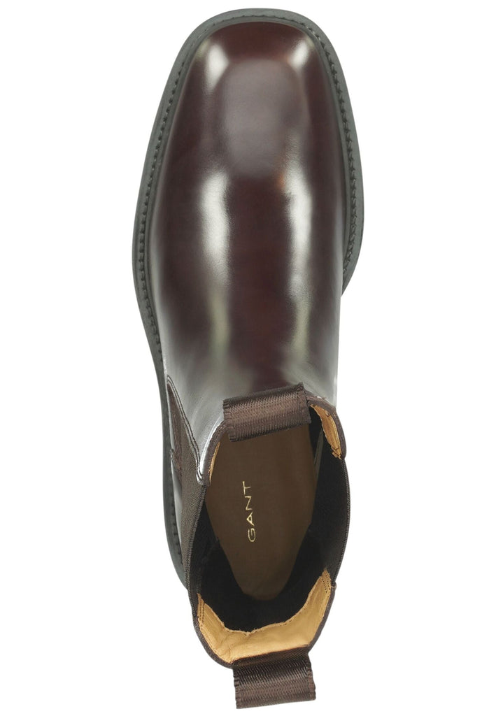 GANT Stiefelette Leder/Textil Dunkelbraun