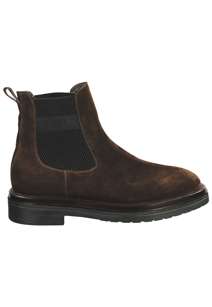 GANT Stiefelette Leder/Textil Dunkelbraun