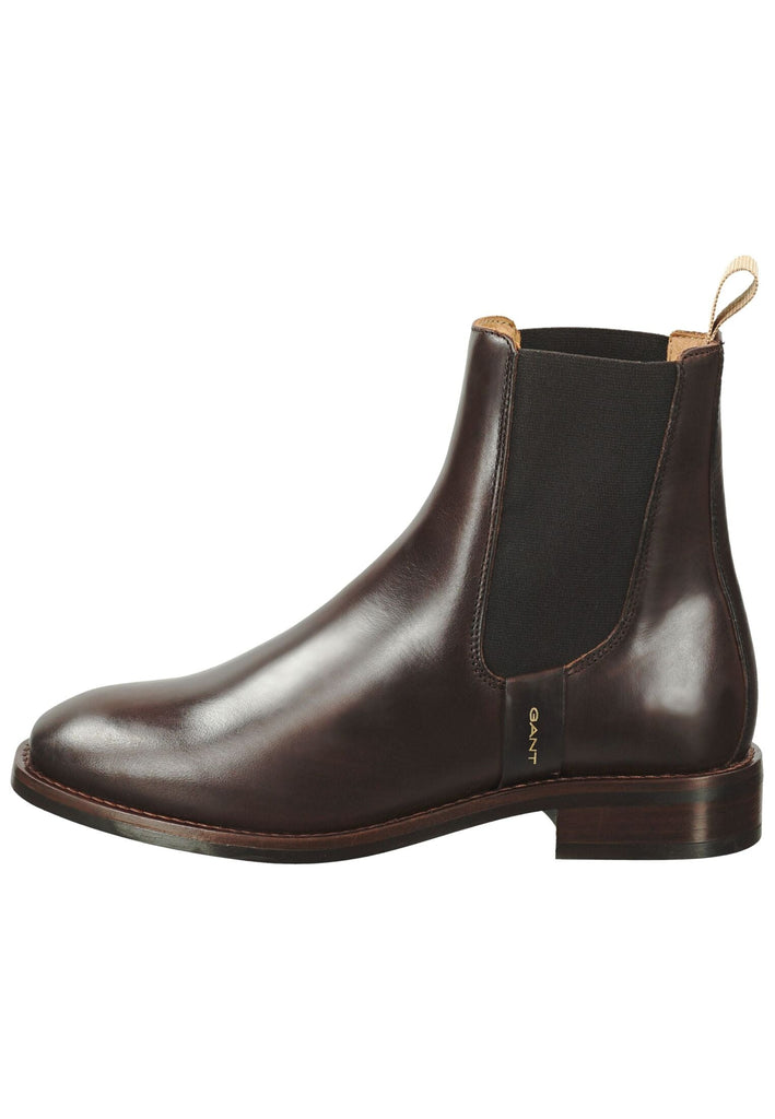 GANT Stiefelette Leder/Textil Dunkelbraun