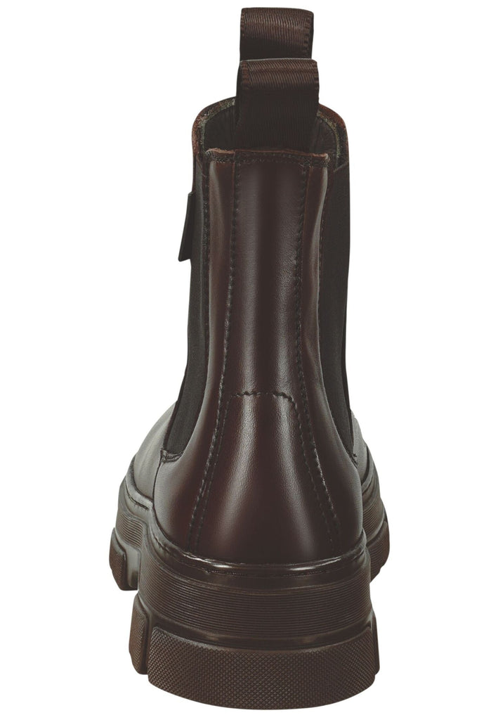 GANT Stiefelette Leder/Textil Dunkelbraun