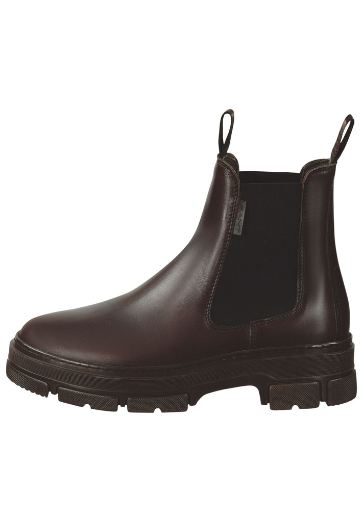 GANT Stiefelette Leder/Textil Dunkelbraun