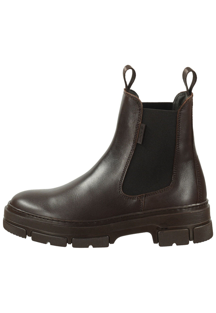 GANT Stiefelette Leder/Textil Dunkelbraun