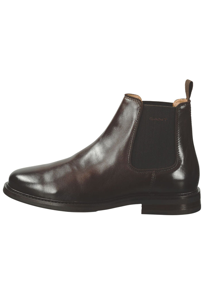 GANT Stiefelette Leder/Textil Dunkelbraun
