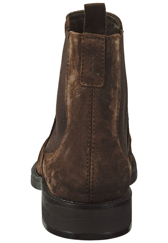 GANT Stiefelette Leder/Textil Dunkelbraun