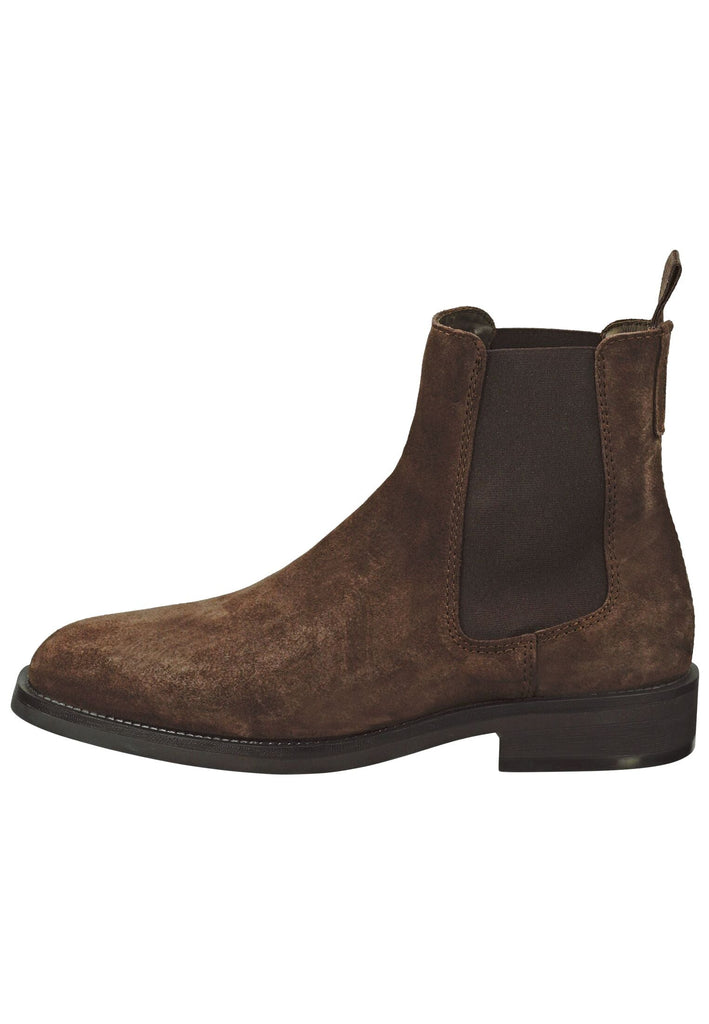 GANT Stiefelette Leder/Textil Dunkelbraun
