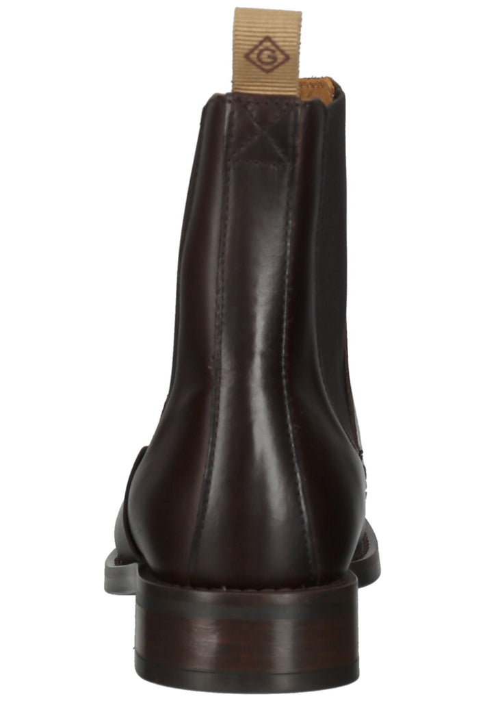 GANT Stiefelette Leder/Textil Dunkelbraun