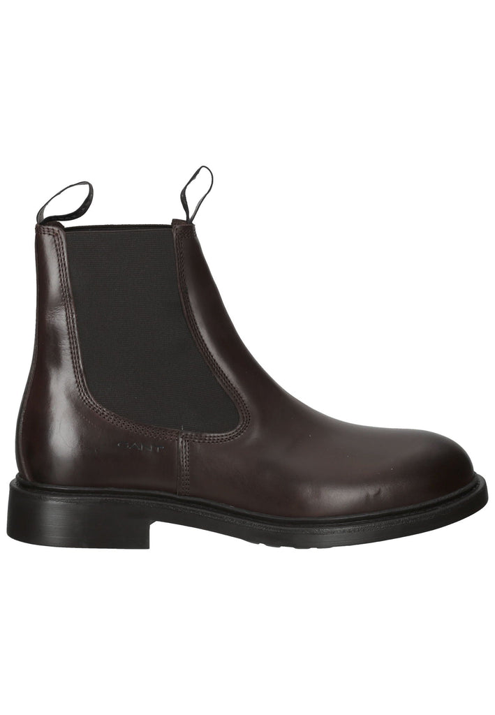 GANT Stiefelette Leder/Textil Dunkelbraun