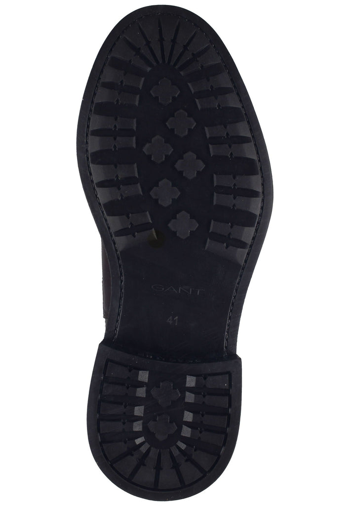 GANT Stiefelette Leder/Textil Dunkelbraun