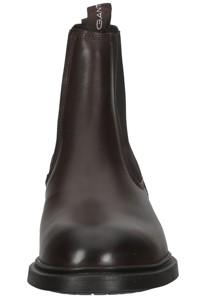 GANT Stiefelette Leder/Textil Dunkelbraun