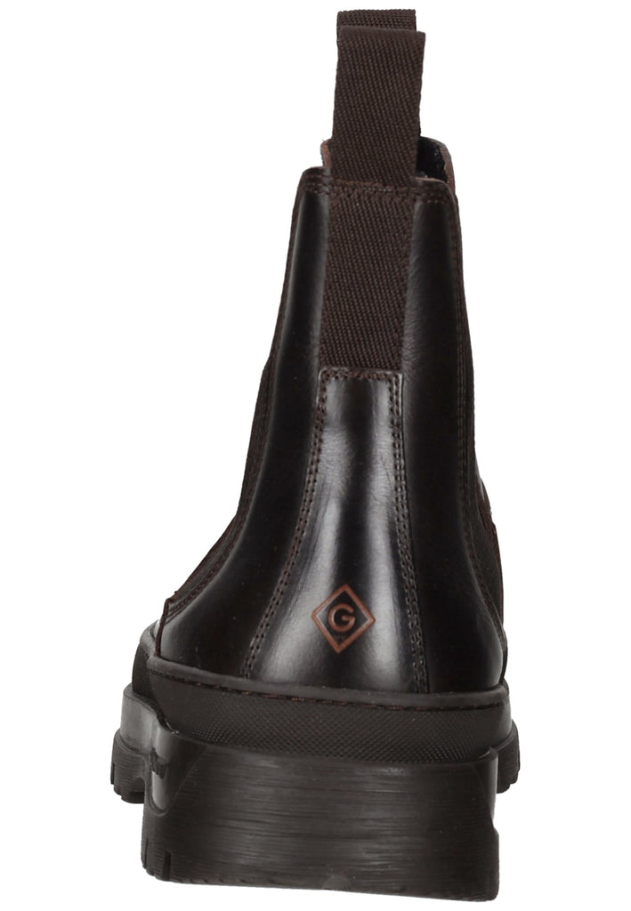 GANT Stiefelette Leder/Textil Dunkelbraun