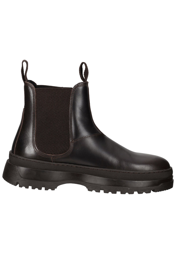 GANT Stiefelette Leder/Textil Dunkelbraun