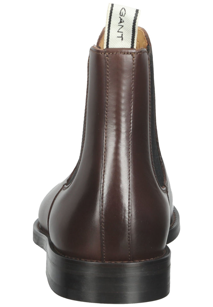 GANT Stiefelette Leder/Textil Dunkelbraun