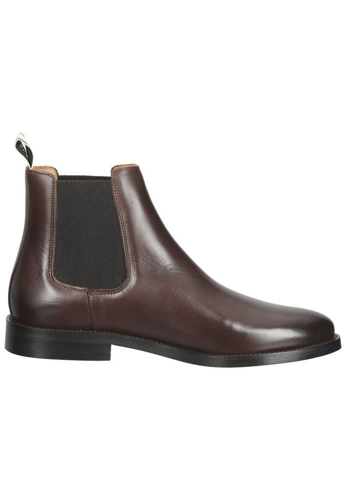 GANT Stiefelette Leder/Textil Dunkelbraun