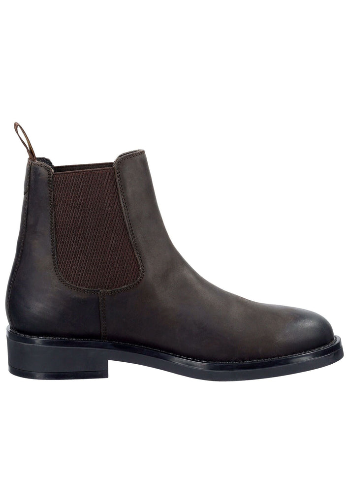 GANT Stiefelette Leder/Textil Dunkelbraun