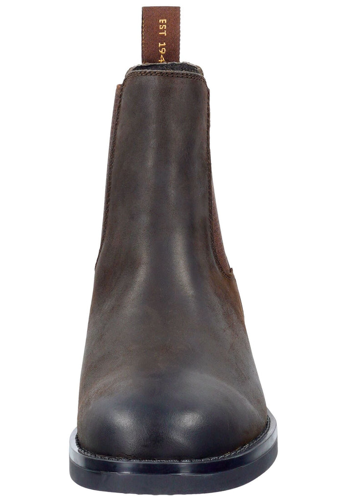 GANT Stiefelette Leder/Textil Dunkelbraun