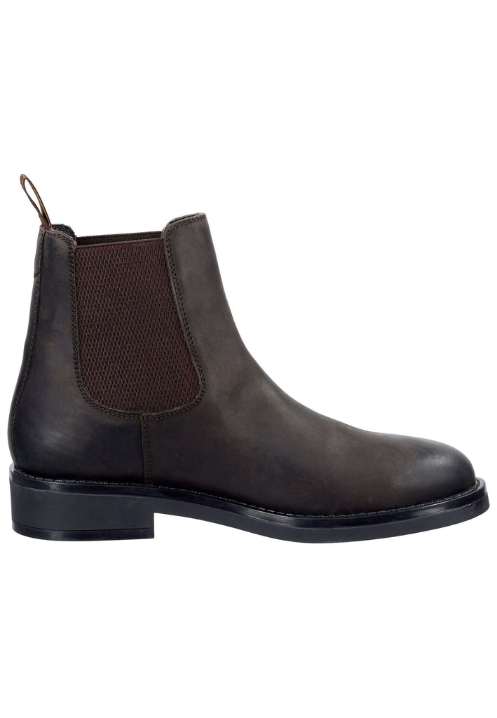 GANT Stiefelette Leder/Textil Dunkelbraun