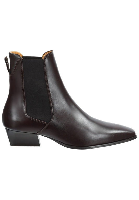 GANT Stiefelette Leder/Textil Dunkelbraun