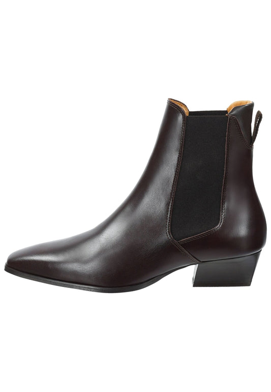 GANT Stiefelette Leder/Textil Dunkelbraun