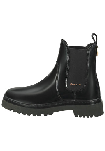 GANT Stiefelette Leder/Textil Schwarz