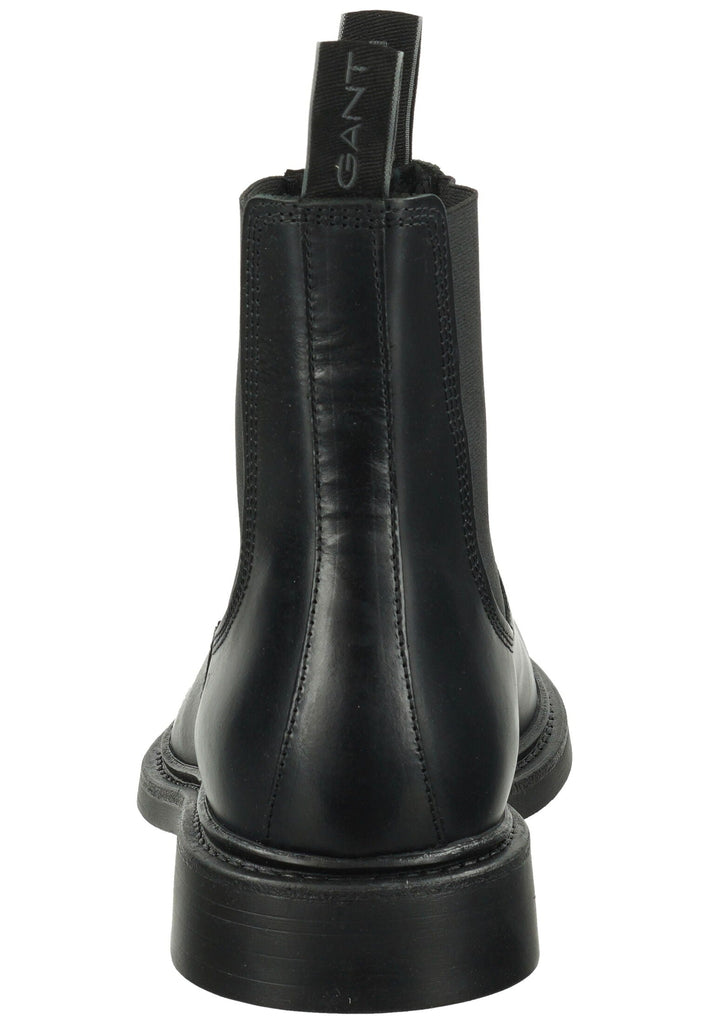 GANT Stiefelette Leder/Textil Schwarz