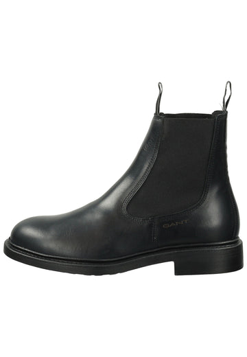 GANT Stiefelette Leder/Textil Schwarz