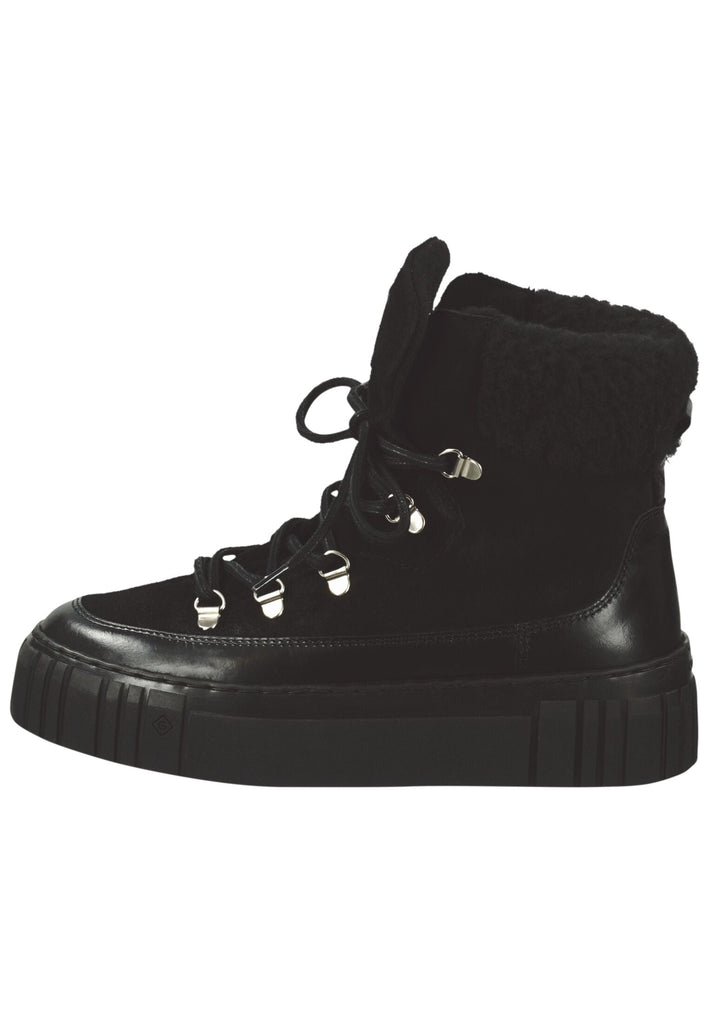 GANT Stiefelette Leder/Textil Schwarz