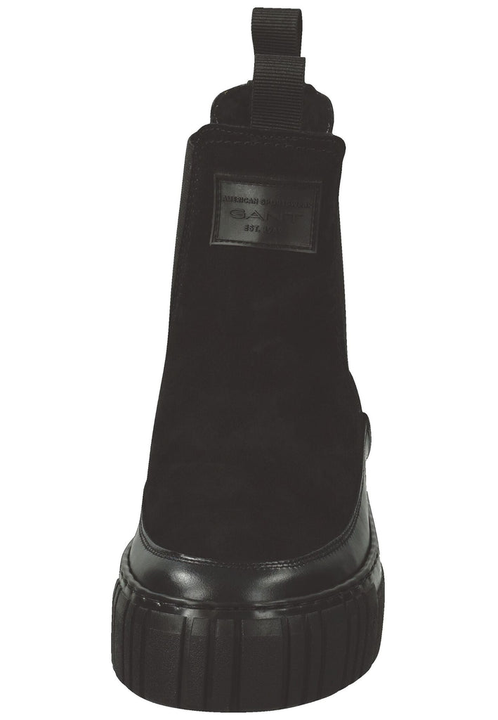 GANT Stiefelette Leder/Textil Schwarz