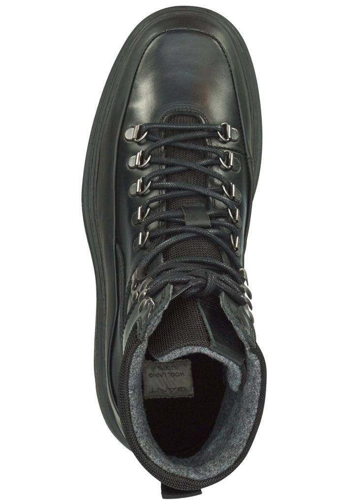 GANT Stiefelette Leder/Textil Schwarz