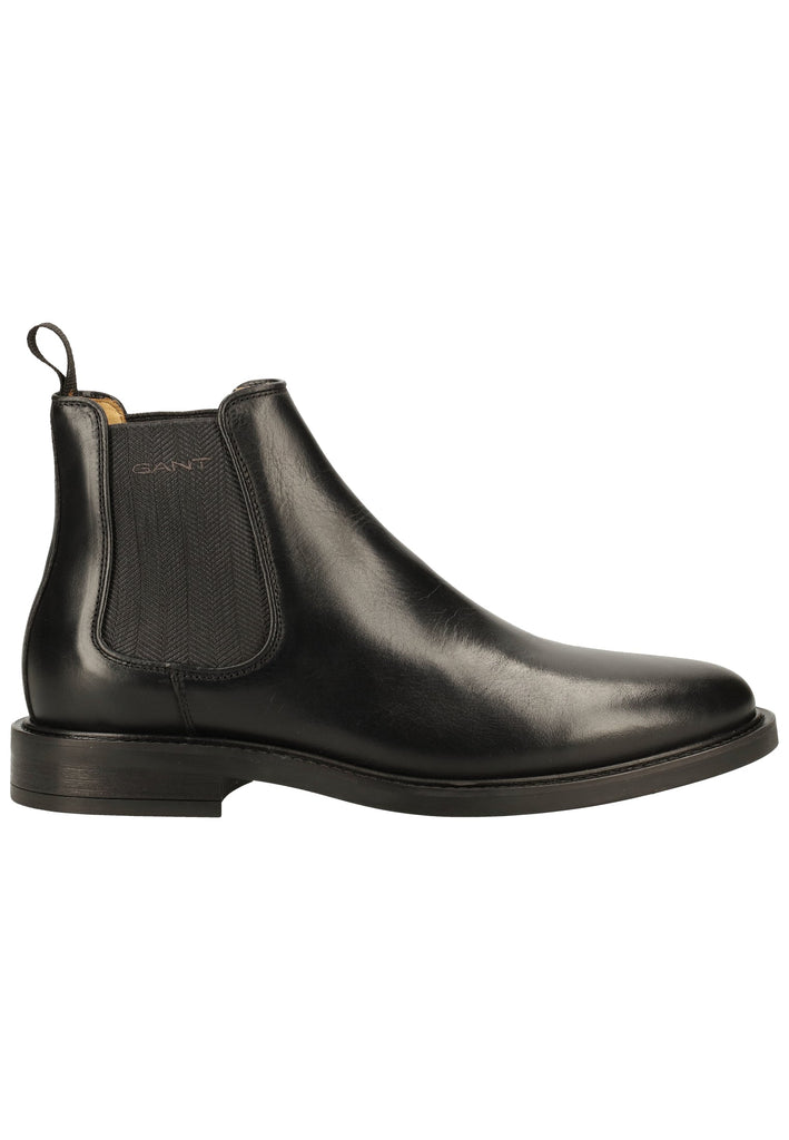 GANT Stiefelette Leder/Textil Schwarz