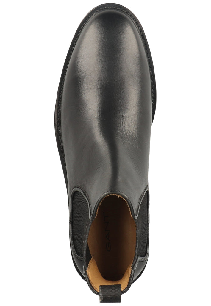 GANT Stiefelette Leder/Textil Schwarz