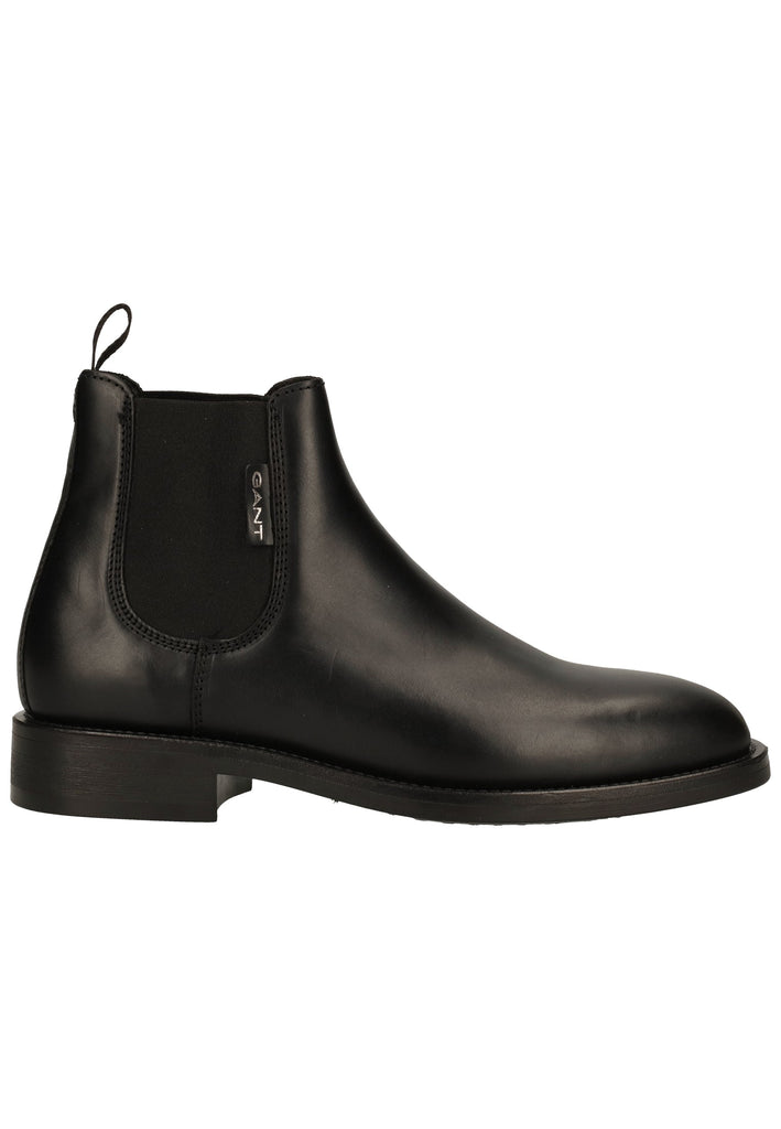 GANT Stiefelette Leder/Textil Schwarz