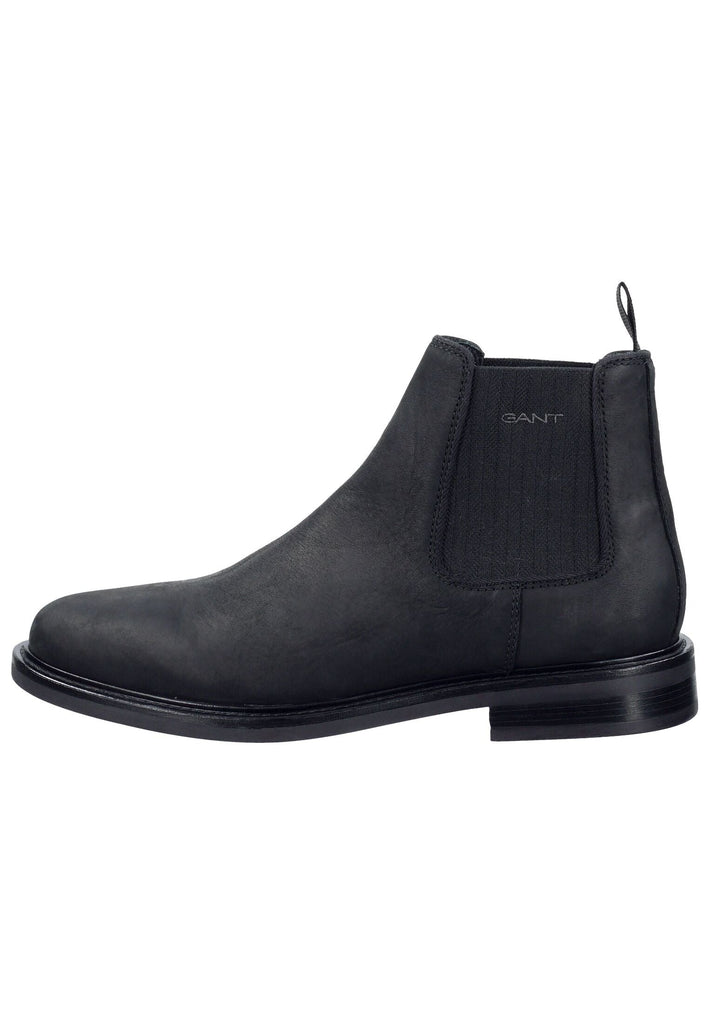 GANT Stiefelette Leder/Textil Schwarz