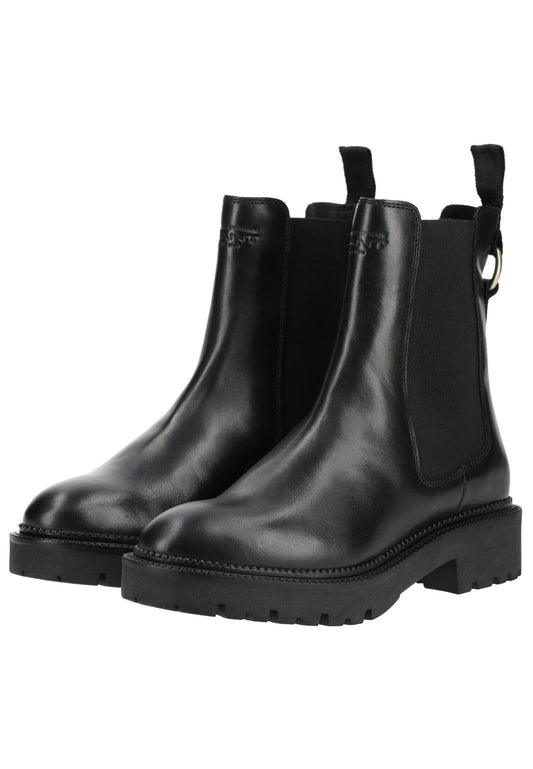 GANT Stiefelette Leder/Textil Schwarz